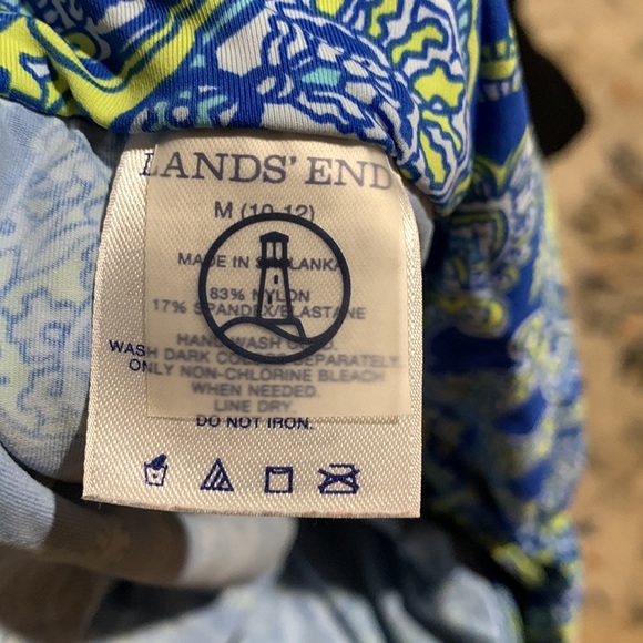 Land’s End paisley swim skirt - Picture 2 of 3